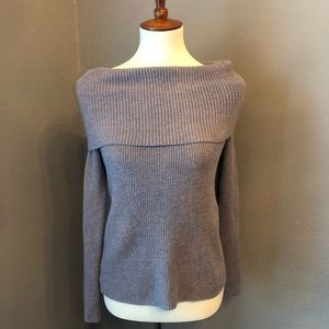 Do+Be off shoulder grey sweater size: Large